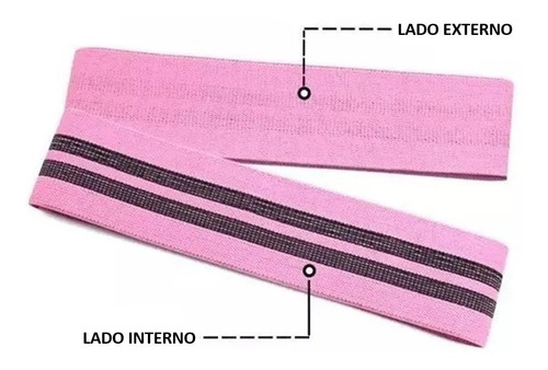 Imagen 4 de 7 de Banda Elásticas Tela Para Hacer Ejercicio Glúteos Pierna