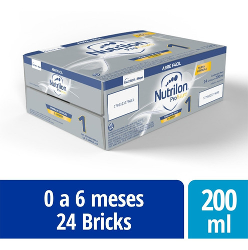 Imagen 3 de 5 de Leche Nutrilon Profutura 1 X 3 Packs 24 Bricks 200ml 0 A 6m