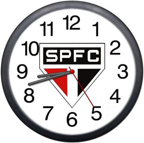 Relógio De Parede Do São Paulo Decorativo Esportivo Futebol