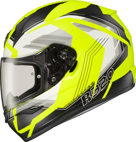 Casco Scorpion Exo Exo-r320 Full-face Hudson Hi-vis 2x