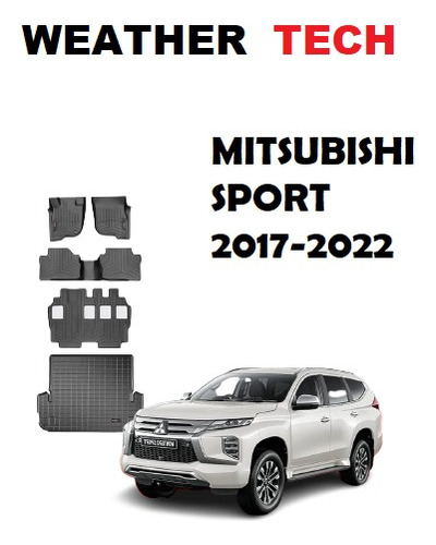 Alfombras Weather Tech Mitsubishi Montero Sport 2017-2022