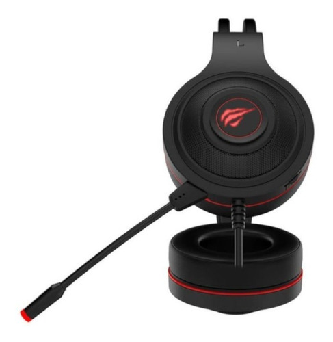 Imagen 2 de 3 de Audífono Gaming Alámbricos 3.5mm Usb Negro Havit Hv-h2011d