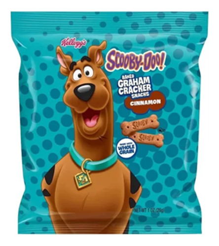 Scooby Doo Baked Graham Cracker Snacks Cinnamon Individu 28g