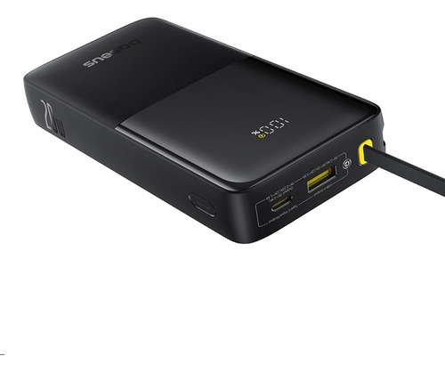 Batería Externa Baseus Bipow 2 10000 Mah, Usb Tipo-c, Negro