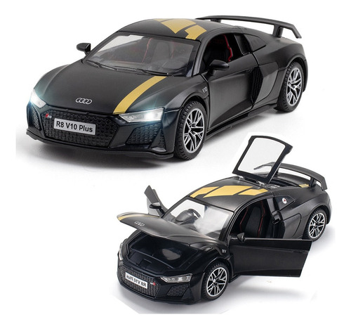 Coche De Iron Man Downey R8 V10 En Miniatura De Metal 1/32