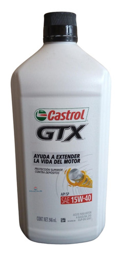 Aceite 15w40 Castrol Gtx 946 Ml