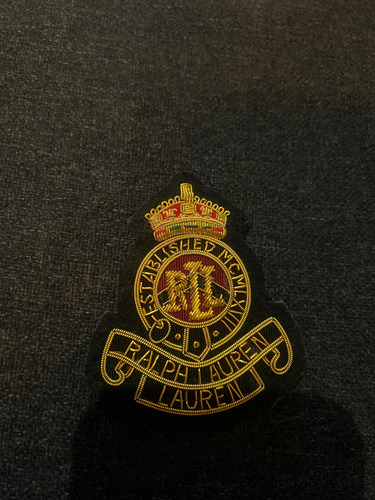 Ralph Lauren Pin Para Sacos Abrigos Oro S (Usado)