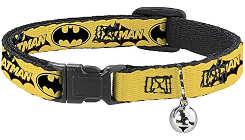 Cat Collar Breakaway Vintage Batman Logo Bat Signal 3 Amaril