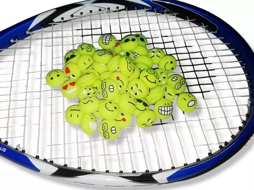 5 Pzs Antivibrador Para Raqueta De Tenis O Frontenis Emoji - $ 499