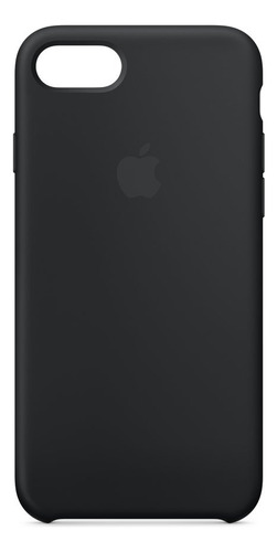 Funda De Silicona Apple Para iPhone 8/7, Color Negro