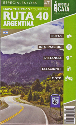 Mapa Ruta 40 Argentina Rodoviário