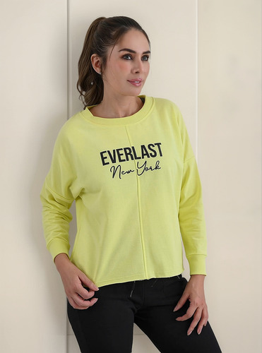 Sudadera Deportiva Chamarra Para Mujer Jogger Everlast