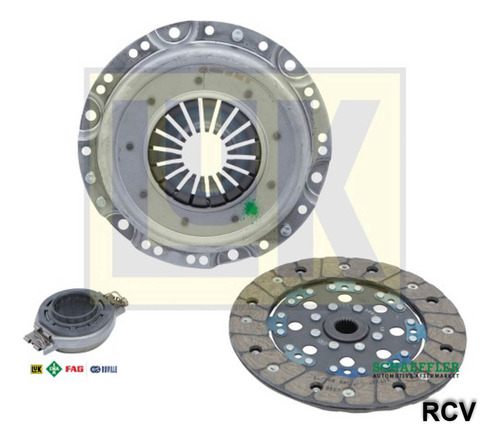 Kit Clutch Para Volkswagen Sedan 1.6l L4 1989