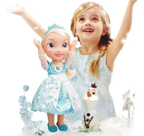 Muñeca elsa que sales canta y se ilumina