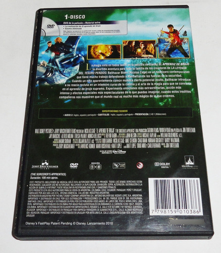 El Aprendiz De Brujo - Dvd Original (Usado)