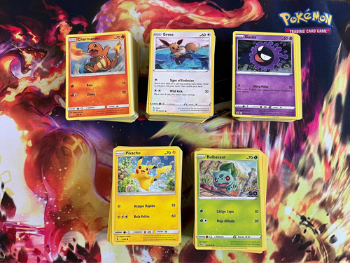 Lote De 100 Cartas Pokemon Originales Sin Repetir