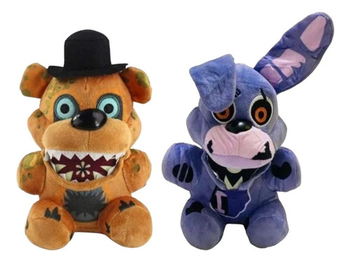 Pack 2 Peluche Five Nights At Freddys Colección Completa 