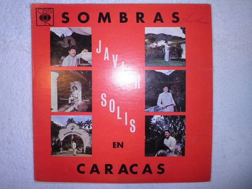 Disco De Vinilo De Javier Solis - Sombras, En Caracas (1965)