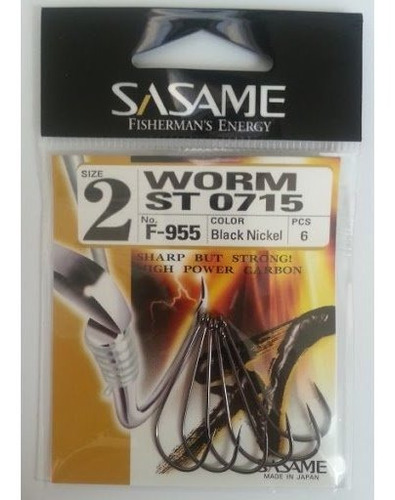 Anzuelo Sasame Worm St Pack X 8 Sobres Consultar Medida 