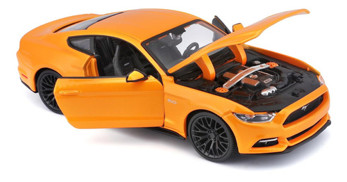 1:24 Ford Mustang Gt 2015 En Naranja - Maisto Naranja