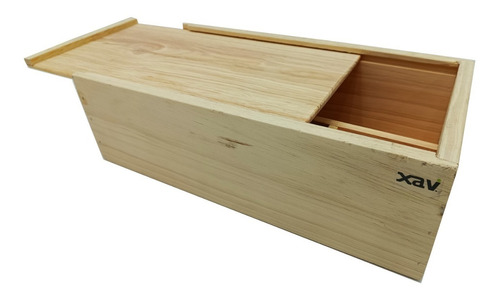 Caja Tapa Deslizante Cubierto Regalo Madera Incor 9411 Xavi