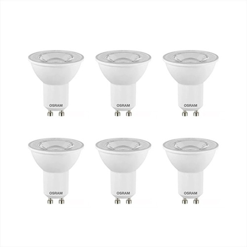 Pack X6 Dicroica Led Gu10 Par16 4w 36º Osram - Unilux