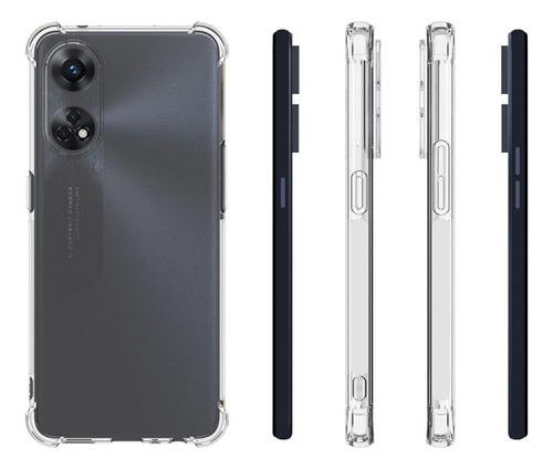 Funda De Teléfono Tpu Transparente Y Antideslizante Para Opp