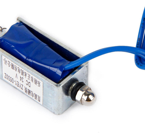 Dc 24v Tipo Push-pull Marco Abierto Electroimán Solenoide