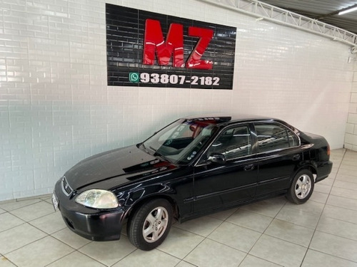 Imagem 10 de 11 de Civic Lx 1998 Preto 1.6 Completo