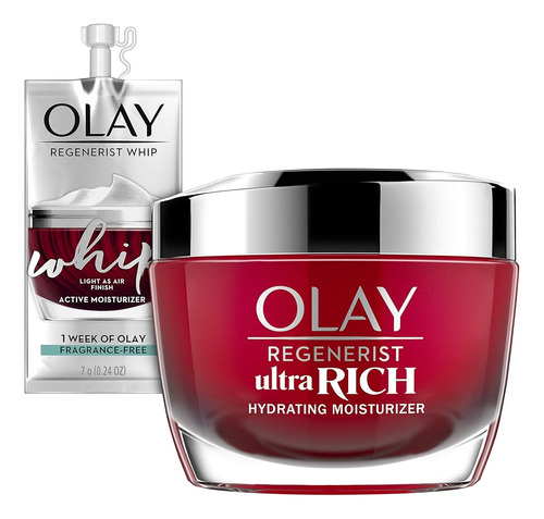 Olay Regenerist Ultra Rich Face Moisturizer, 1.7 Oz + Whip F