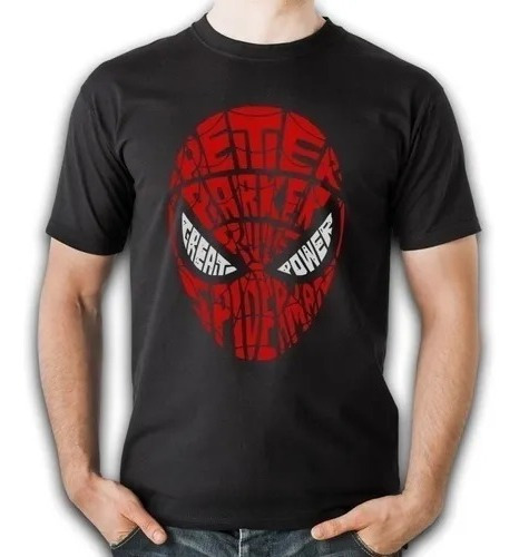 Polera Hombre Moderno Estilo Avengers Endgame Hombre Araña