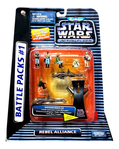 Star Wars Micro Machines Battlepack 1 Rebel Alliance + Yoda