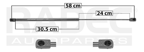 Amortiguador Vidrio 5ta Puerta Jeep Wrangler 2007 08 09 2010