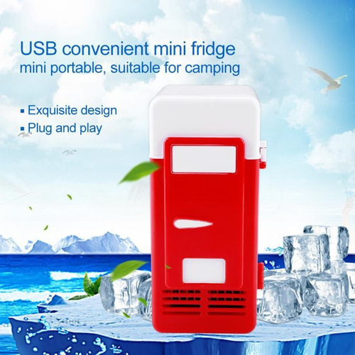Mini Heladera Usb Con Heladera De Coche Led