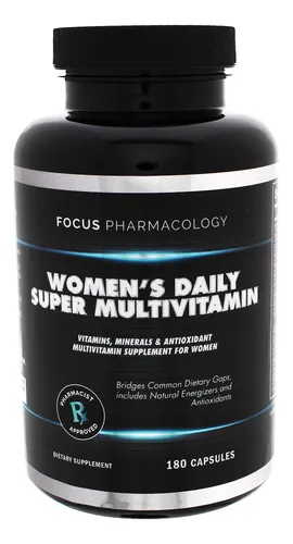 Focus Pharmacology Women's Daily Super Multi-vitamina Para M