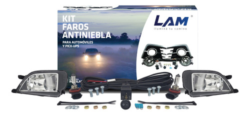 Kit De Faros Auxiliares Volkswagen Saveiro 2014 Ambos Lados