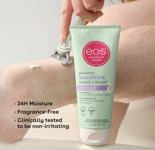 Crema Eos Para Rasurar Shave Cream Piel Sensible 207ml