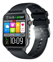 Comprar Reloj Inteligente Para Hombre, Reloj De Fitness Android: Relojes Inteligentes Hd De 1.9 Pulgadas Para Hombre, Linterna Led, Reloj Digital Deportivo, P