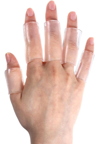Funda De Silicona Para Dedos Con 20 Protectores Elásticos