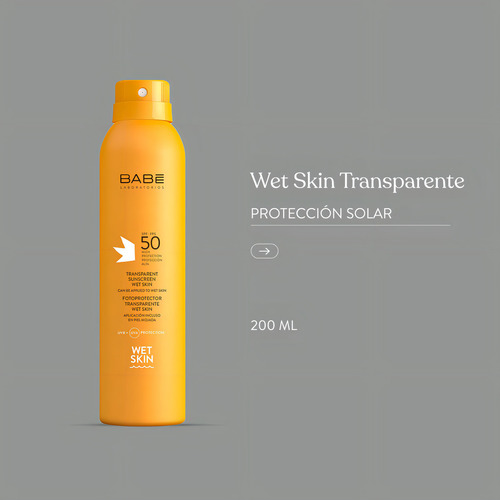 Babé Spray Fotoprot Transp Wetskin 200ml