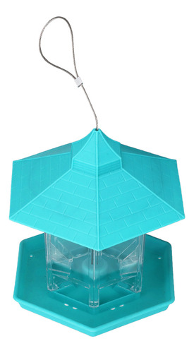 Comedero Transparente Para Pájaros, Colgante, A Prueba De Ar