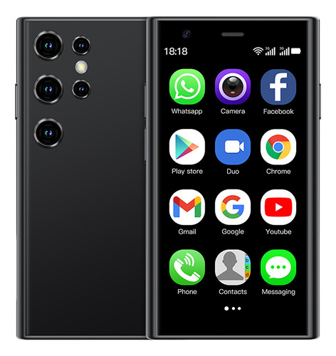 Mini Phone Hiking Mini S23 3g 2gb Ram + 16gb Rom Black Dual Sim Android 8.1 Cámara Frontal De 0.3 Mp