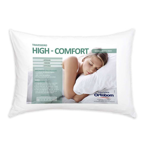 Travesseiro Confort Branco