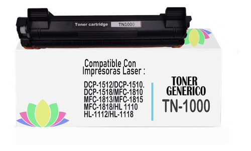Toner Generico Tn1000 Para Impres Mfc-1813/mfc-1815/hl-1118 