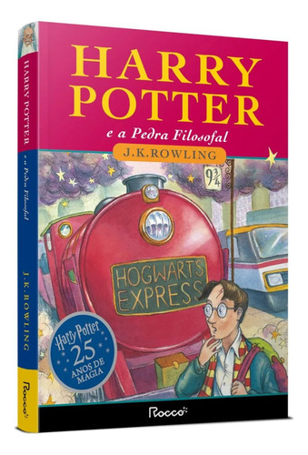 Livro Harry Potter E A Pedra Filosofal - Capa Dura , Edição Comemorativa De 25 Anos - Novo Lacrado