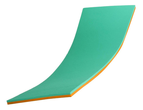 Manta Flotante De Agua, Balsa Flotante De 2 Verde Naranja