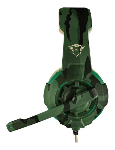 Imagen 4 de 5 de Audífonos gamer Trust Radius GXT 310 jungle camo