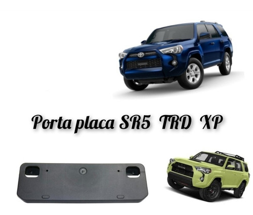 Porta Placa 4runner Sr5 Trd 2014 2015 2016 2017 2018 2019 20