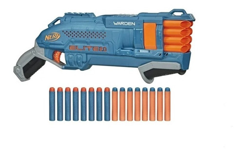 Nerf Elite 2.0 Warden Db-8, Trae 16 Dardos