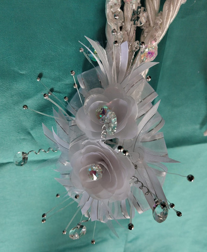 Lazo De Boda Fino Cordón De Rosas Hecho A Mano + Azar
